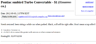 Bad Ad listing Craigslist example Bad Ad listing Craigslist example