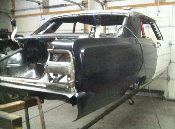 The Chevelle with New Quarters Installed